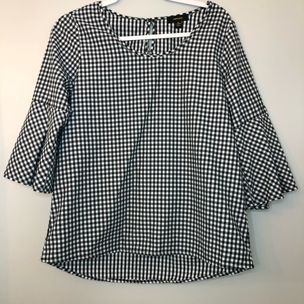 Checkered blouse